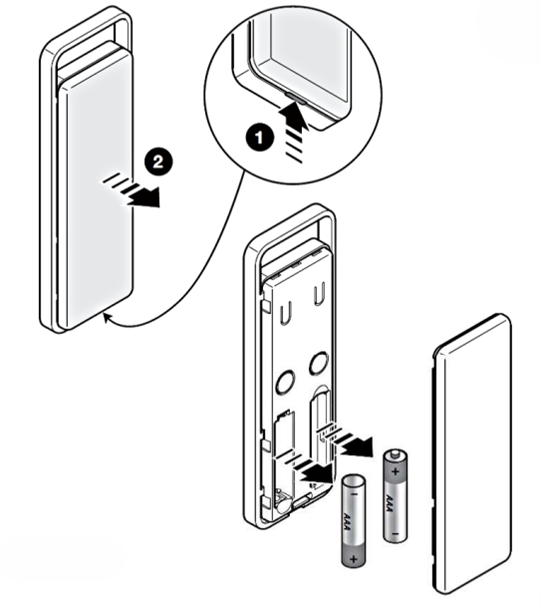 Changer pile télécommande Nice ERA P6 et P1